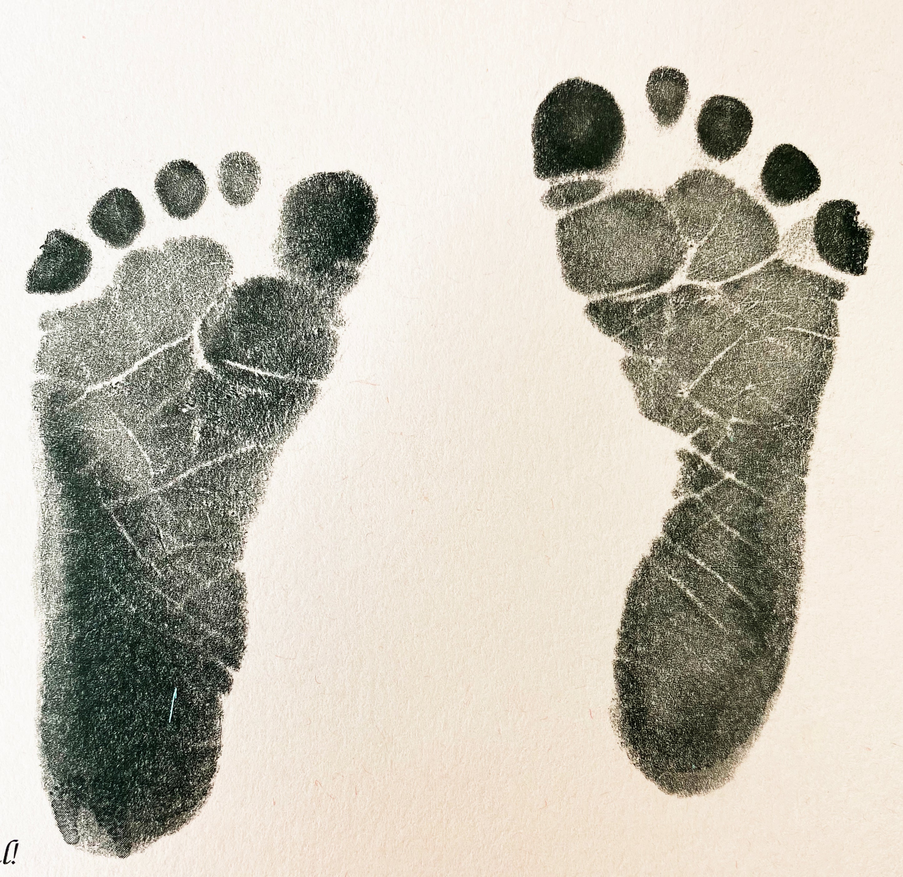 Design Your Own Baby Footprints Minky